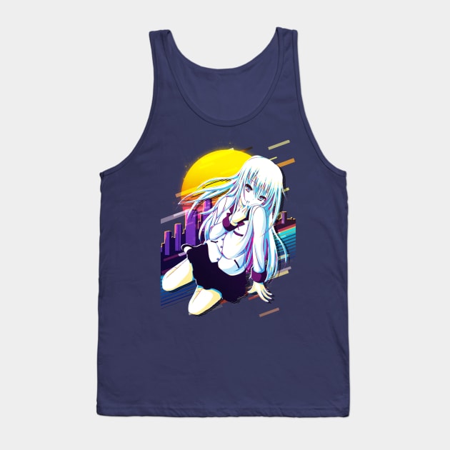 Kanade Tachibana Tank Top by 80sRetro